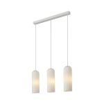 Nordlux Miella 3-Rail Pendelleuchte Glas Weiß | Geeignet für 3x E27