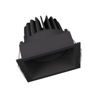Ledvance LED Downlight Performance Schwarz 8W 650lm 40D - 830 Warmweiß | 90x83mm 