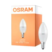 Osram LED E14 Kerze Matt 6W 470lm - 827 Extra Warmweiß | RGBW - Dimmbar - Fernsteuerung - Ersatz Für 40W