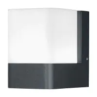 Ledvance Smart+ Wifi Wandleuchte Cube Dunkel Grau Außenbeleuchtung 9.5W 500lm - 830 Warmweiß | RGBW - Dimmbar