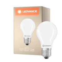 Ledvance Classic LED E27 Birne Fadenlampe Matt 7.5W 1055lm - 840 Kaltweiß | Dimmbar - Ersatz für 75W
