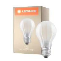 Ledvance Classic LED E27 Birne Fadenlampe Matt 7.5W 1055lm - 940 Cool white | Höchste Farbwiedergabe - Dimmbar - Ersatz für 75W