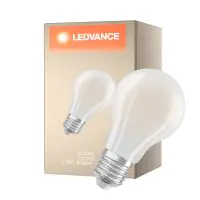 Ledvance Classic LED E27 Birne Fadenlampe Matt 3.8W 806lm - 827 Extra Warmweiß | Dimmbar - Ersatz Für 60W