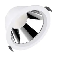 Ledvance LED Downlight Comfort High Efficiency D Aluminium Weiß 15W 1950lm 55d - 830 Warmweiß | 160mm - Ausschnitt 150mm - IP20 - Dimmbar, Dali