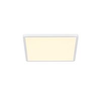 Nordlux LED Deckenleuchte Oja 29 Quadrat Weiß 14.5W 1600lm - 830-840 CCT | 3-Stufen Dimmbar 