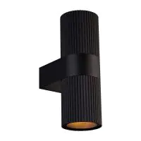 Nordlux Kyklop Wandleuchte Aluminium Schwarz Up & Down | Geeignet für 2x GU10