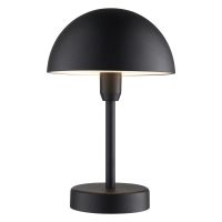 Nordlux Tischlampe Ellen Akku Aluminium Schwarz 2.8W 300lm - 830 Warmweiß | 3-Stufen Dimmbar