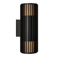 Nordlux Aludra Wandleuchte Seaside Schwarz Up & Down | Geeignet für 2x E27