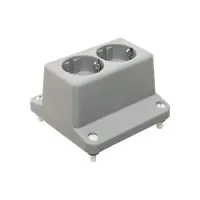 Steckdose 3640 2-fach Grau