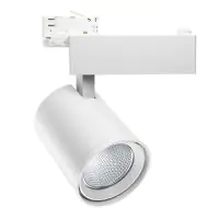 Noxion LED Schienenstrahler 3-Phasen Spot Stella Weiß 24W 2000lm 50D - 930 Warmweiß | Höchste Farbwiedergabe