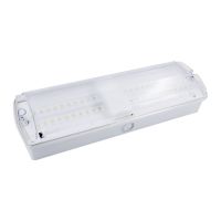 Noxion LED Emergency Bulkhead Weiß 8.5W 500lm - 865 Tageslichtweiß | 3 Stunden Notlicht - incl. 4 directions