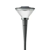 Philips LED-Straßenbeleuchtung Laterne City Charm Kegel BDS491 Grau 60W 7644lm 360D - 740 Kaltweiß | IP66 - Symmetrisch 
