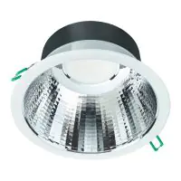 Philips LED Downlight Coreline DN142B Aluminium Weiß 19.2W 2300lm 60D - 840 Kaltweiß | Ausschnitt 200mm - IP20 - UGR<19 - Dimmbar