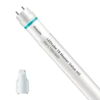Philips LED Röhre T8 MASTER Value (EM/Mains) High Output 8W 1050lm - 840 Kaltweiß | 60cm - Ersatz für 18W