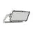 Ledvance LED-Scheinwerfer Max Radial 45 Aluminium Grau 600W 85600lm 45d - 830 Warmweiß | IP66 - Symmetrisch