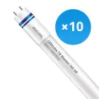 Mehrfachpackung 10x Philips LED Röhre T8 MASTER (HF) High Output 8W 1000lm - 830 Warmweiß | 60cm - Ersatz Für 18W