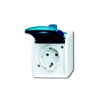 Busch-Jaeger Prise murale 1V IP44 Ocean