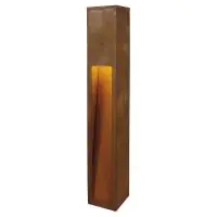 SLV Slot 80 Lampadaires Salon Acier Rouille | Extérieur - IP44 - Convient pour 1x E27 