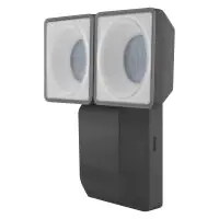 Ledvance Projecteur LED Endura Spot Noir 16W 1500lm 50D - 840 Blanc Froid | IP55 - Détecteur de mouvement et de lumière - Symétrique