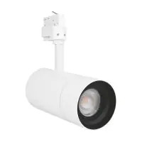 Ledvance Spot LED Sur Rail Spot D85 Blanc 25W 1500lm 15-55D - 940 Blanc Froid | Mechanical Zoom - Meilleur Rendu Des Couleurs - Dimmable