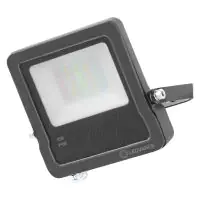 Ledvance Smart+ Wifi Projecteur LED Foncé Gris 10W 630lm 100D - 830 Blanc Chaud | IP65 - Dimmable - RGBW - Symétrique