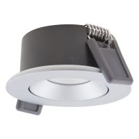 Ledvance Spot LED Air Adjust Aluminium Argent 4W 320lm 36D - 930 Blanc Chaud | Diamètre 68mm - IP23 - Meilleur rendu des couleurs - Dimmable