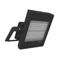 Ledvance Projecteur LED High Mast Aluminium Noir 280W 33600lm 110X30D - 730 Blanc Chaud | IP66 - Asymétrique - Excl. Driver
