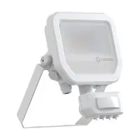 Ledvance Projecteur LED Aluminium Blanc 8W 1200lm 100D - 840 Blanc Froid | IP65 - Détecteur De Mouvement Et De Lumière - Symétrique