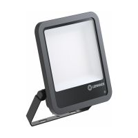 Ledvance Projecteur LED Aluminium Noir 100W 15000lm 100D - 840 Blanc Froid | IP66 - Détecteur De Lumière - Symétrique