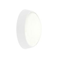 Ansell LED Bulkhead Helder Circular Plain White 12W 1058lm - 830-840-865 CCT | 215mm - IP54 