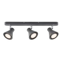 Nordlux Eik 3 Spot Métal Gris | Convient pour 3x GU10