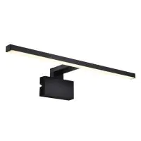Nordlux Marlee 50 Applique Murale Métal Noir 8.9W 800lm - 930 Blanc Chaud | IP44 - Meilleur Rendu Des Couleurs
