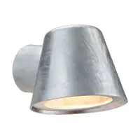 Nordlux Aleria Applique Murale Acier Galvanisé Gris | Convient pour GU10