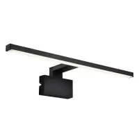 Nordlux Marlee 50 Applique Murale Métal Noir 8.9W 800lm - 940 Blanc Froid | IP44 - Meilleur Rendu Des Couleurs