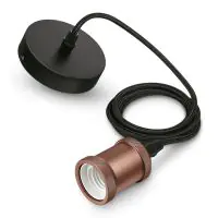 Philips Cord Vintage E27 Rose Dor