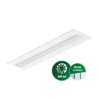 Philips Panneau LED CoreLine RC136B G4 23W/38.5W 4500lm/6000lm - 840 Blanc Froid | 120x30cm - UGR<19 - Dali Dimmable