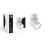 D'Lite Plafond Spot Clio Aluminium Blanc Inclinable| Convient pour 1x GU10