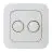 EcoDim Bouton variateur DUO Busch-Jaeger Reflex incl. Cache Interrupteur Rotatif